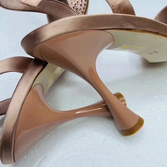 Jeffrey Campbell Zivote slingback pump heels size 8.5 embellished - Picture 11 of 11